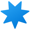 Foto de estrela azul